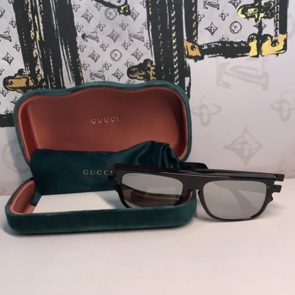New Authentic Gucci Tortoise Shell Sunglasses GG0664s 004 - Picture 3 of 12